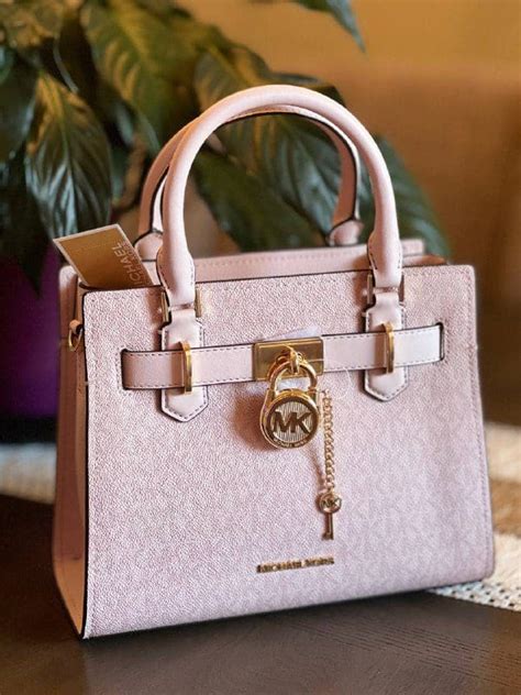 michael kors hamilton umhängetasche|Hamilton Small Leather Satchel .